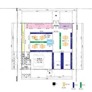 石田　めぐみ ()さんの新規OPENするカーテン専門店の配置図面を募集への提案