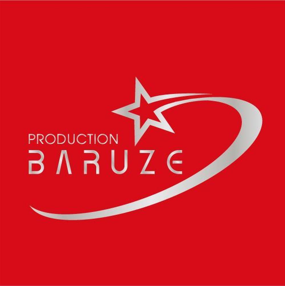 「PRODUCTION　BARUZE」のロゴ作成