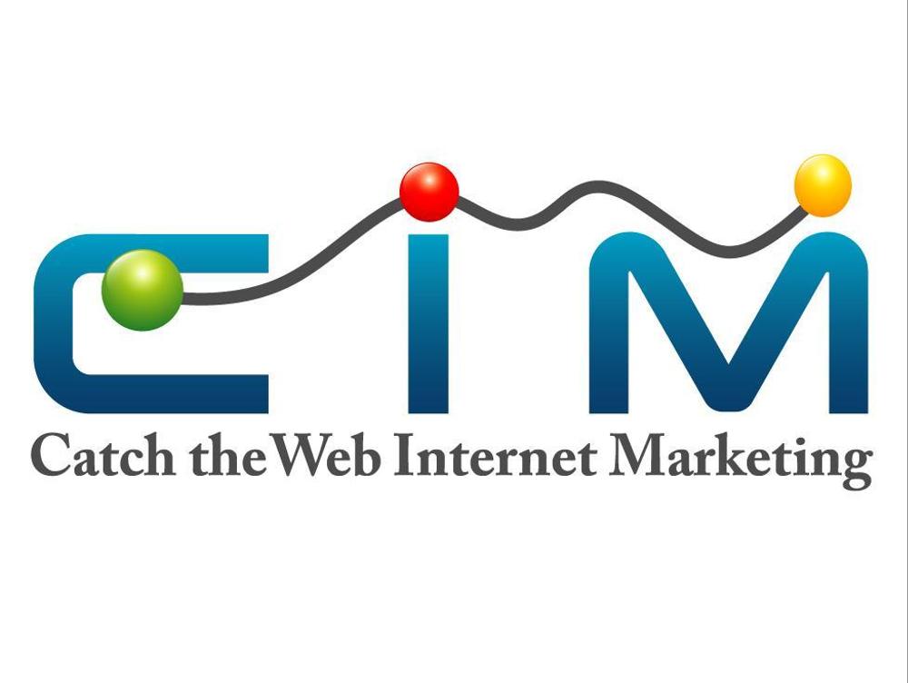 「CIM(Catch the Web　Internet　Marketing)」のサービスロゴ作成