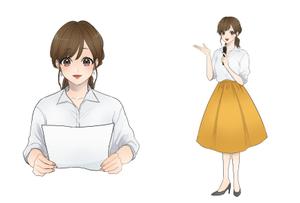 香子 (kork)さんのバーチャル女子アナウンサーのキャラクターデザイン制作への提案