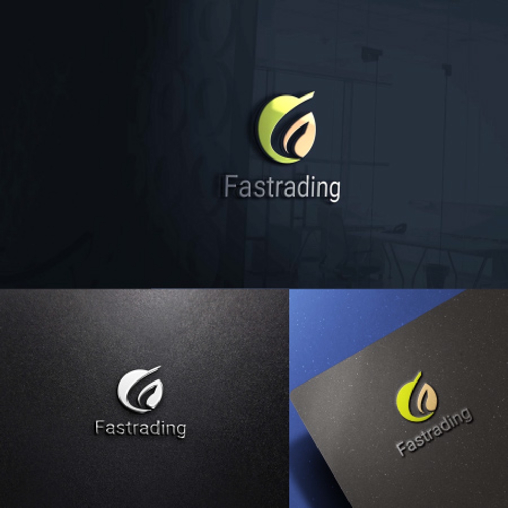 ネット通信販売会社のロゴ　「Fastrading  ファストレーディング株式会社」のロゴ作成
