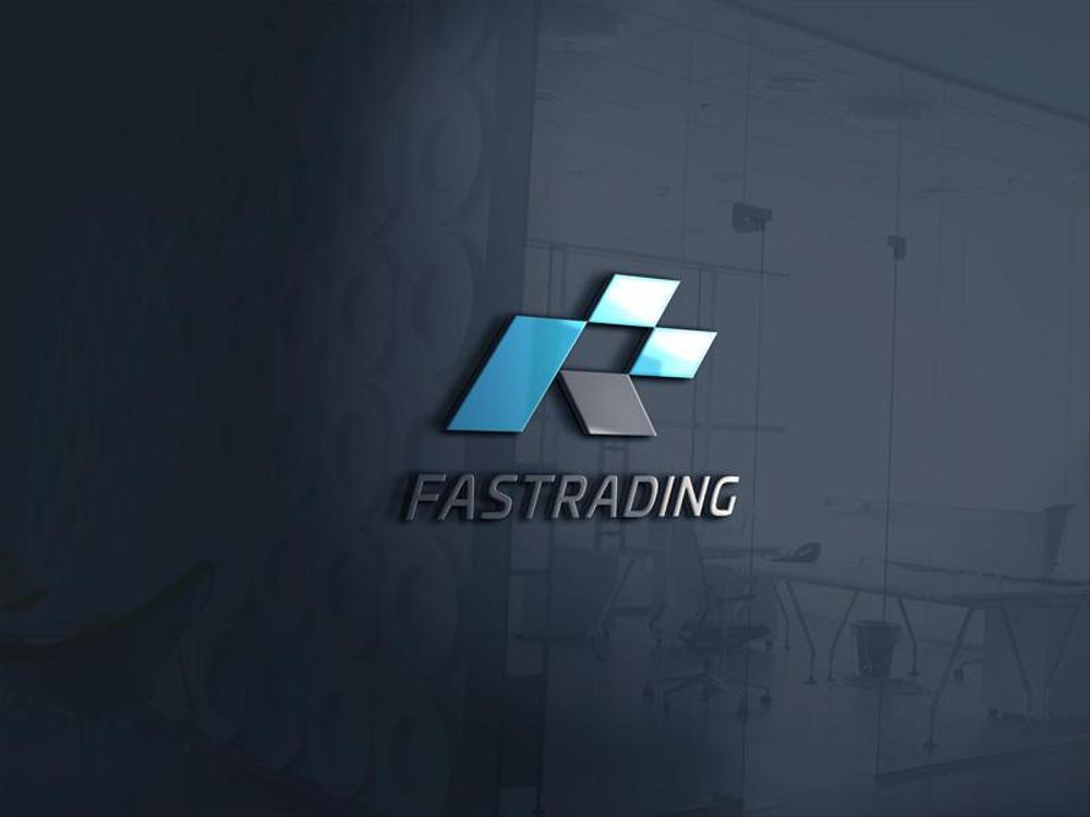 ネット通信販売会社のロゴ　「Fastrading  ファストレーディング株式会社」のロゴ作成