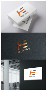mogu ai (moguai)さんのECサイト車パーツ及びフィットネスウェア販売「High Five」のロゴへの提案