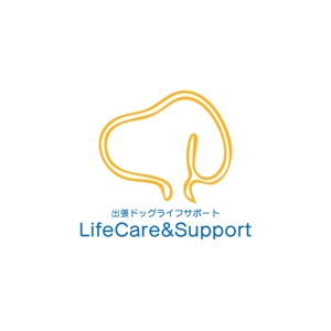 さんの犬のトータルサポートをする「LifeCare&Support」のロゴへの提案