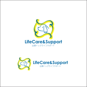 queuecat (queuecat)さんの犬のトータルサポートをする「LifeCare&Support」のロゴへの提案