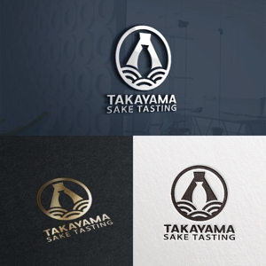 utamaru (utamaru)さんの外国人向けツアー『TAKAYAMA SAKE TASTING』のロゴへの提案