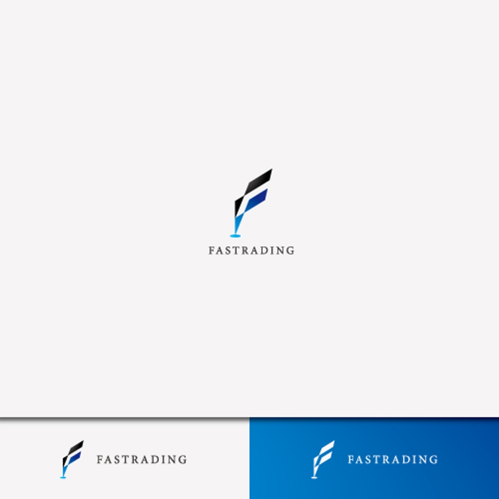 ネット通信販売会社のロゴ　「Fastrading  ファストレーディング株式会社」のロゴ作成