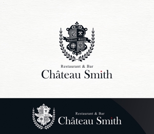 ORI-GIN (ORI-GIN)さんのRestaurant & Bar  「 Château Smith 」のタイプロゴとエンブレムへの提案
