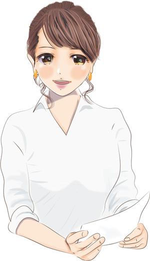 富士華子 (55corinkun)さんのバーチャル女子アナウンサーのキャラクターデザイン制作への提案