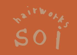 ヒナタ (Hinata28)さんの！！大募集！！　hairworks soi　のロゴコンペ☆☆☆への提案