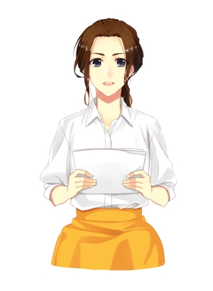 ykyuntyoさんのバーチャル女子アナウンサーのキャラクターデザイン制作への提案