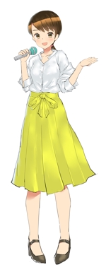 arai_susumu (memememe01)さんのバーチャル女子アナウンサーのキャラクターデザイン制作への提案