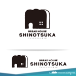 Innocent public tree (nekosu)さんのパン屋「BREAD　HOUSE　SHINOTSUKA　しのつか」のロゴへの提案
