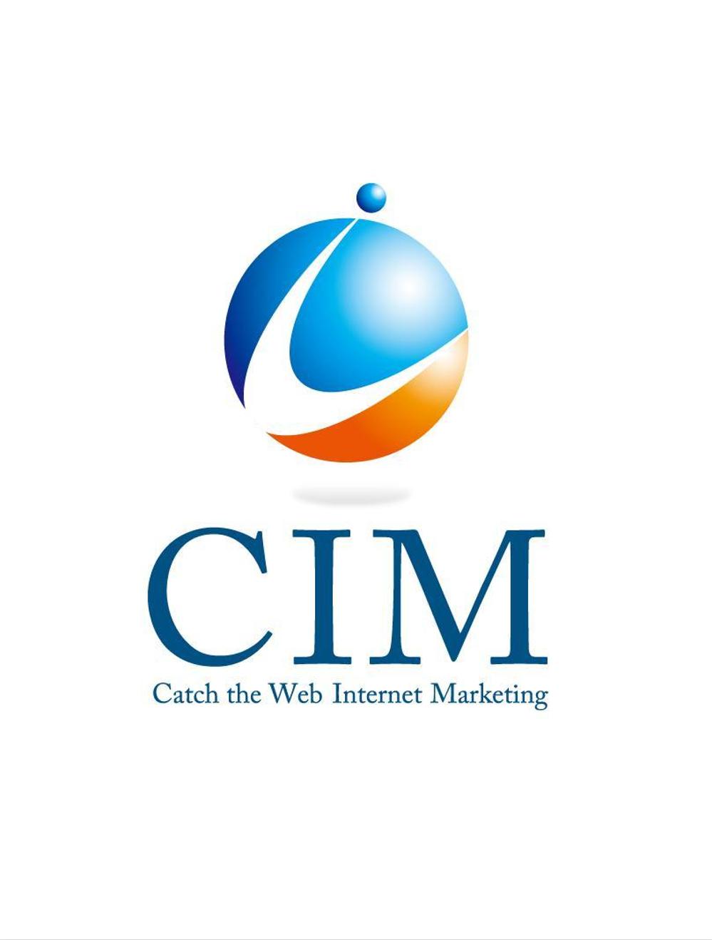 「CIM(Catch the Web　Internet　Marketing)」のサービスロゴ作成