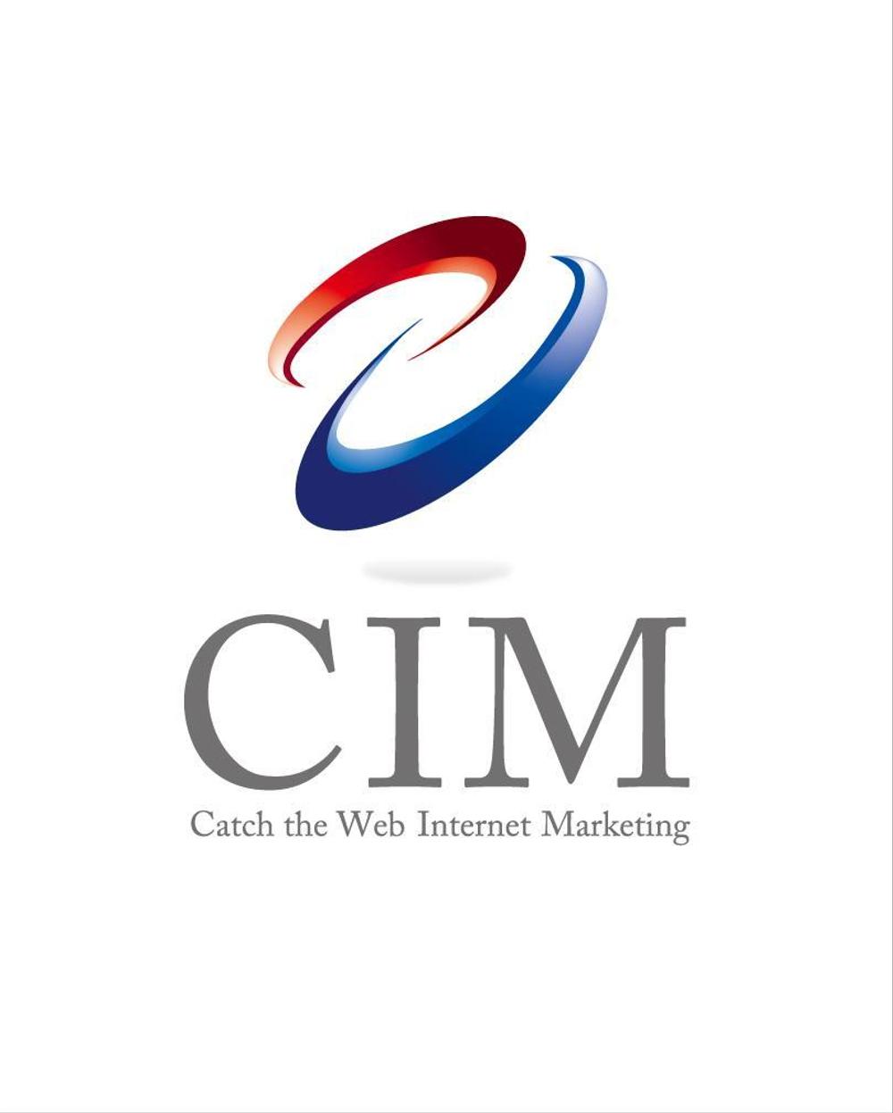 「CIM(Catch the Web　Internet　Marketing)」のサービスロゴ作成