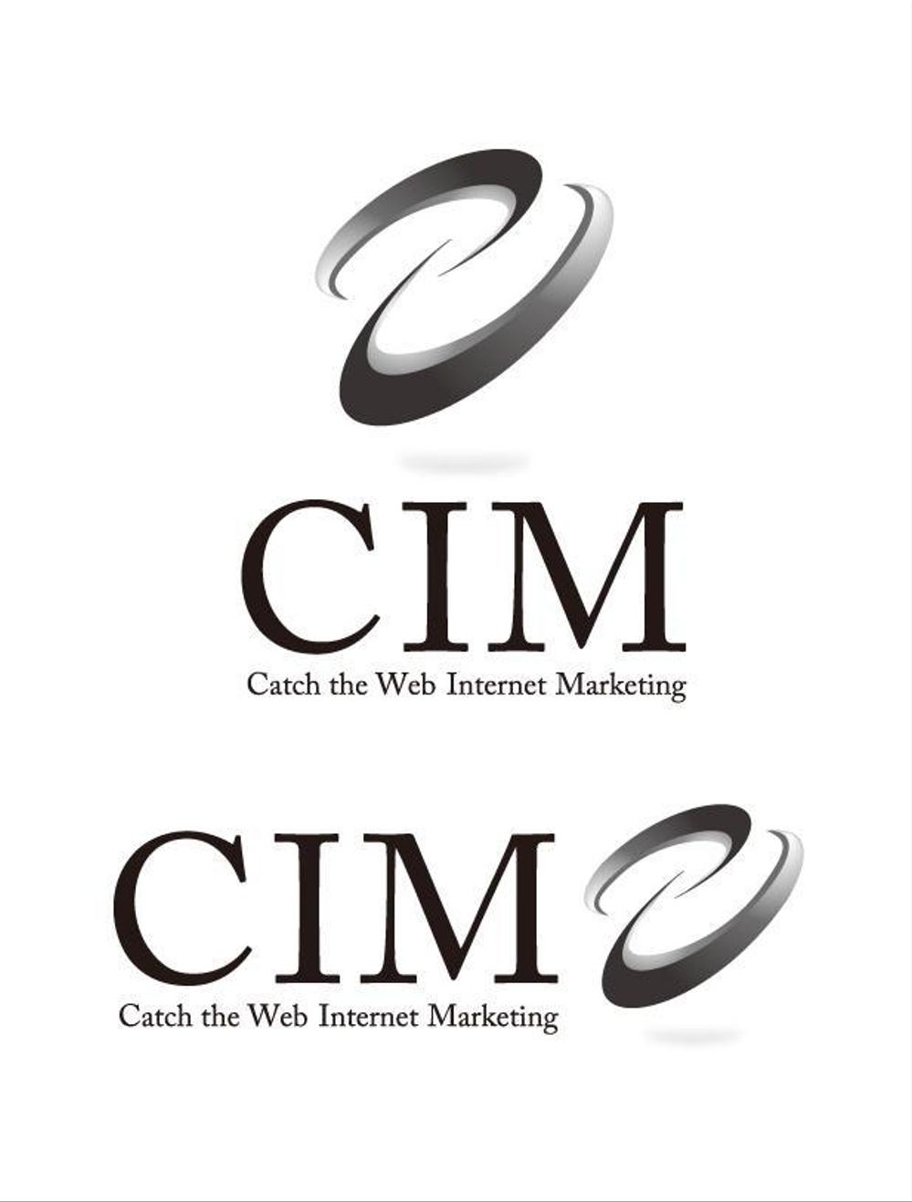 「CIM(Catch the Web　Internet　Marketing)」のサービスロゴ作成