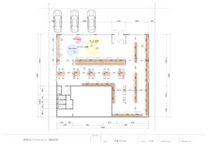 O-design (okada_kentaro)さんの新規OPENするカーテン専門店の配置図面を募集への提案