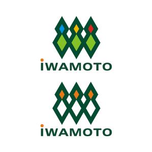 higotoppenさんの「iwamoto」のロゴ作成への提案