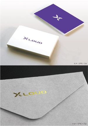 toiro (toiro)さんのクラウドコンピューティング「Xloud株式会社」のロゴへの提案