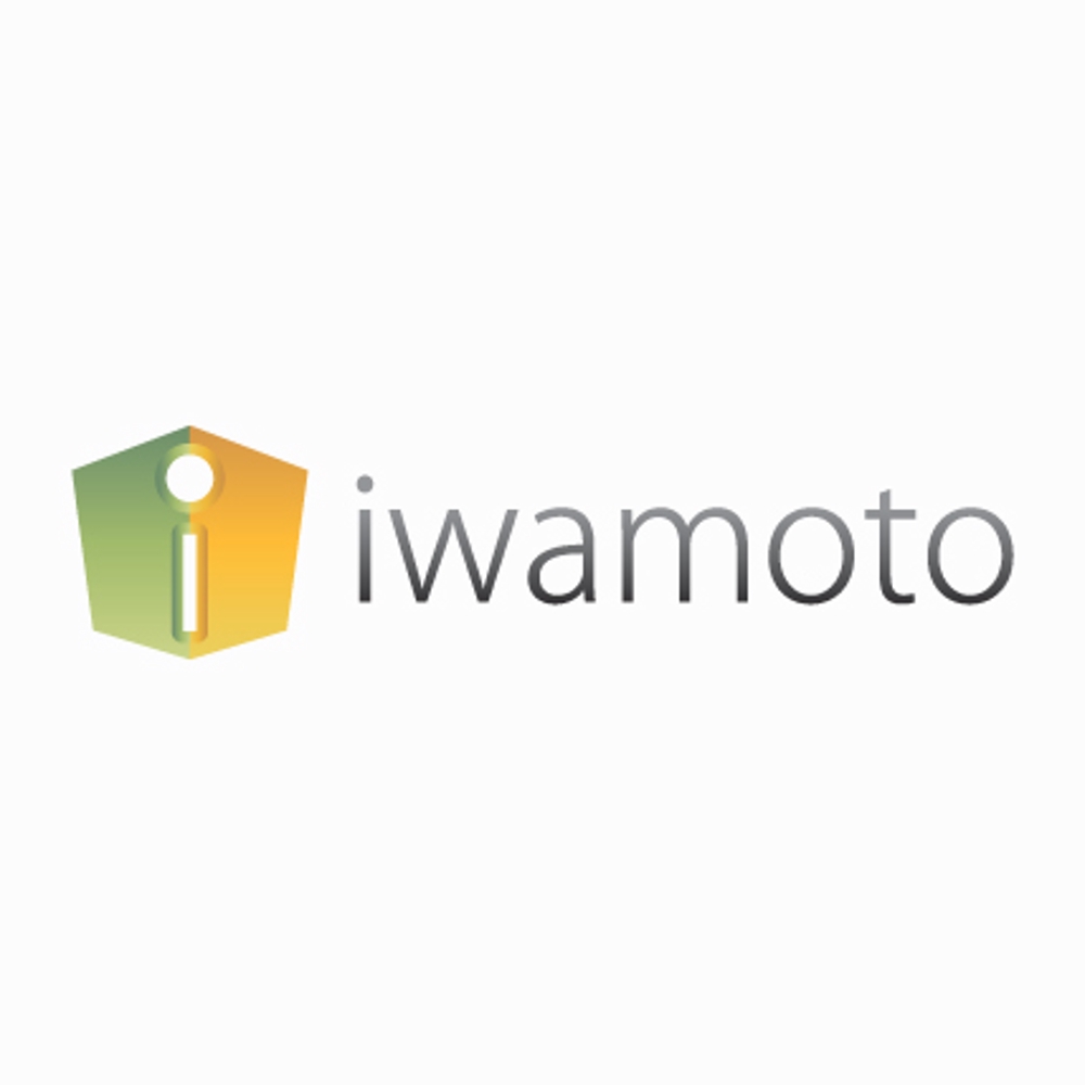 「iwamoto」のロゴ作成
