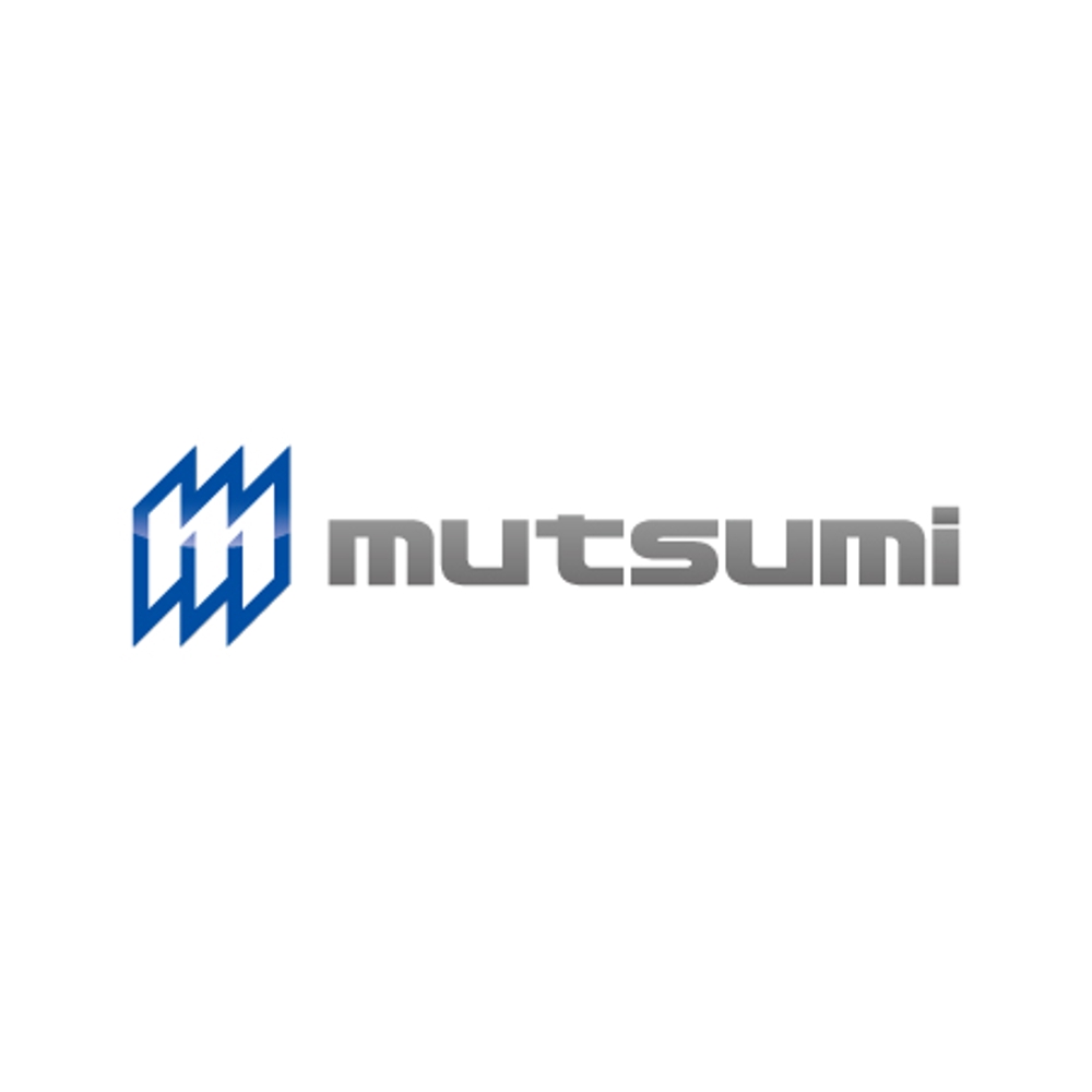 「mutsumi」のロゴ作成