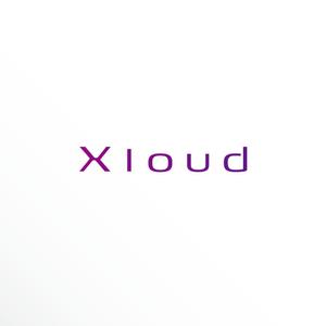 Ü design (ue_taro)さんのクラウドコンピューティング「Xloud株式会社」のロゴへの提案