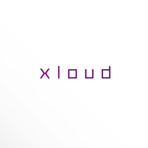 Ü design (ue_taro)さんのクラウドコンピューティング「Xloud株式会社」のロゴへの提案