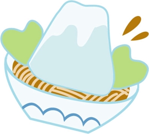 pan (m_83)さんの新感覚冷麺「白雪冷麺」のイメージイラストへの提案