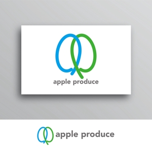 White-design (White-design)さんのアマゾン出品店舗名「アップルプロデュース」のロゴデザインへの提案