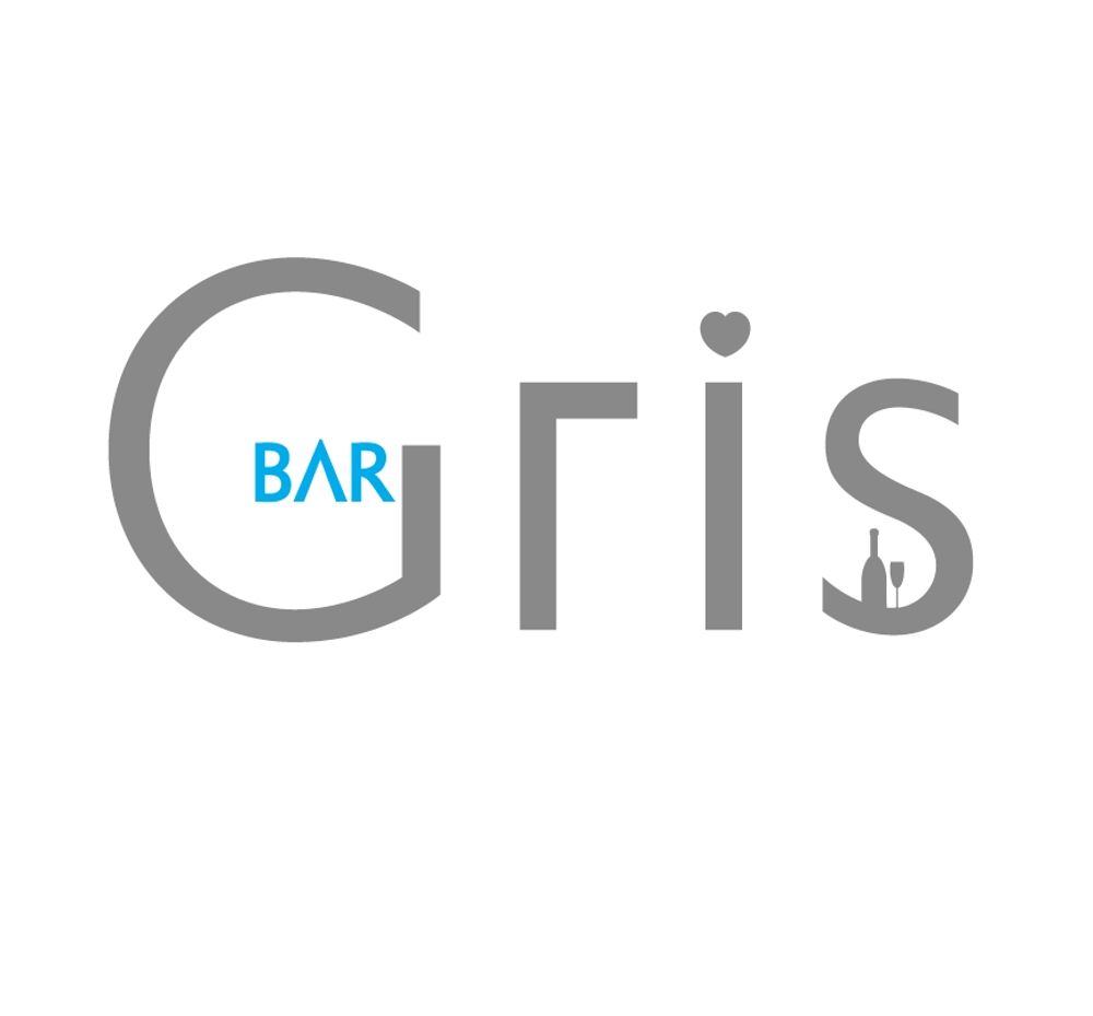 ガールズバー「BAR Gris」のロゴ