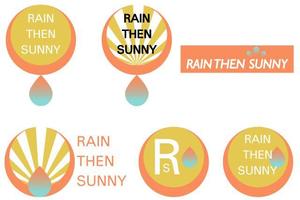 二階堂ちはる (umako_takitate)さんの「株式会社 RAIN THEN SUNNY」のロゴ作成への提案