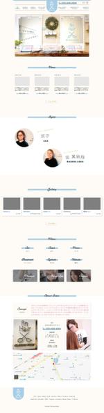 Luciola (Luciola)さんの【♪アットホームサロン♪】着付け・マツエクもできる美容室HP新規作成の為TOPデザイン募集！！！への提案