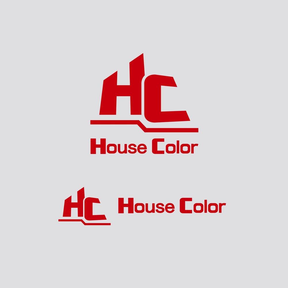 「ハウス・カラー」のロゴ作成