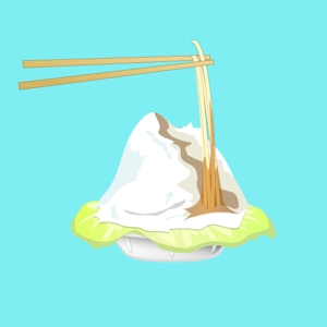 johannes (johannes)さんの新感覚冷麺「白雪冷麺」のイメージイラストへの提案