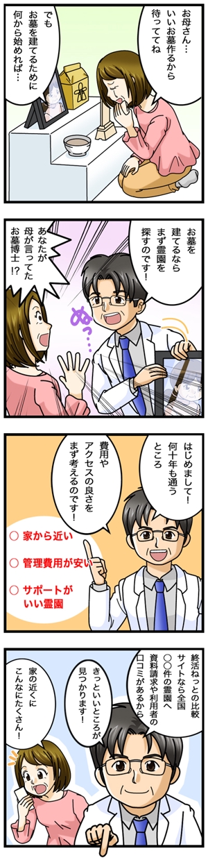 あいはらひろみ (hirohiro)さんの4コマ漫画のデザイン制作への提案