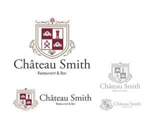 郷山志太 (theta1227)さんのRestaurant & Bar  「 Château Smith 」のタイプロゴとエンブレムへの提案