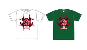 D-Nation (shkata)さんの既存のロゴデータを使ったプロレス団体の10周年記念Ｔシャツデザインへの提案