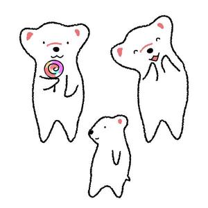 picchiさんのクマのキャラクターデザインへの提案