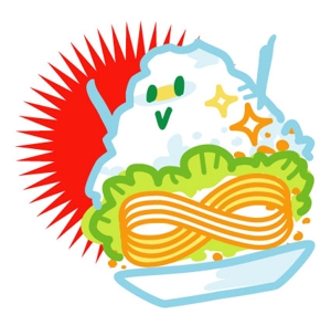 emoshichiさんの新感覚冷麺「白雪冷麺」のイメージイラストへの提案