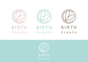 co (cosa)さんの様々なお祝いに対応する会社「株式会社BIRTH　Create」のロゴへの提案