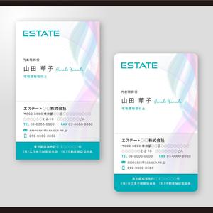 和田淳志 (Oka_Surfer)さんの東京都の不動産管理会社の名刺デザインへの提案