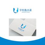 Shiro_Design (Shiro_Design)さんの「宇和島水産」のロゴへの提案