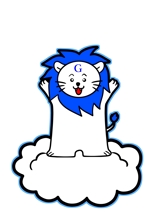 一般社団法人七色社 (nanairosya)さんのライオンとクラウドの雲を掛け合わせたキャラクターデザインへの提案