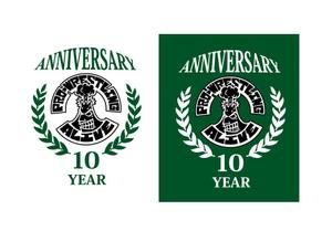 tukasagumi (tukasagumi)さんの既存のロゴデータを使ったプロレス団体の10周年記念Ｔシャツデザインへの提案
