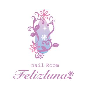 tohko14 ()さんの「Nail Room Felizluna～フェリスルーナ～」のロゴ作成への提案