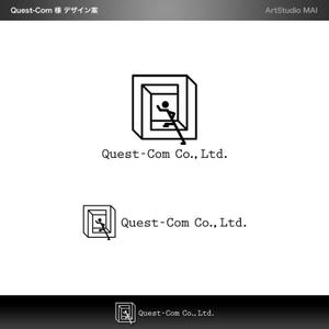 ArtStudio MAI (minami-mi-natz)さんのWeb制作・システム開発会社「Quest-Com株式会社」のロゴへの提案