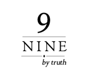 creative1 (AkihikoMiyamoto)さんの新店ＯＰＥＮ　美容院　「9　ＮＩＮＥ　ｂｙ　ｔｒｕｔｈ」　の　ロゴへの提案