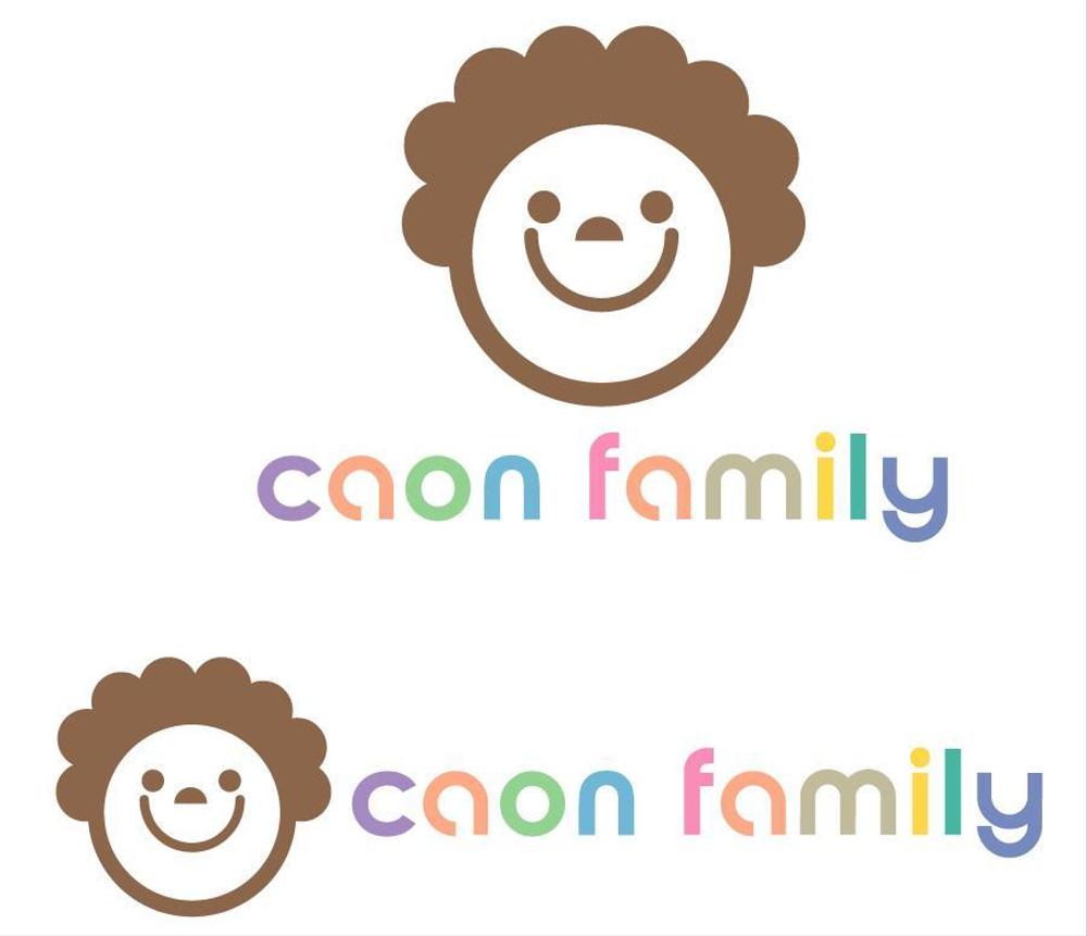 「caon family」のロゴ作成（商標登録無し）