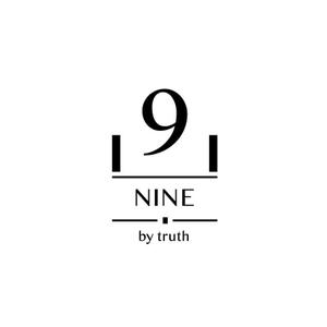 red3841 (red3841)さんの新店ＯＰＥＮ　美容院　「9　ＮＩＮＥ　ｂｙ　ｔｒｕｔｈ」　の　ロゴへの提案