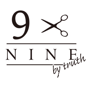 CHIKAZU (chaky811)さんの新店ＯＰＥＮ　美容院　「9　ＮＩＮＥ　ｂｙ　ｔｒｕｔｈ」　の　ロゴへの提案